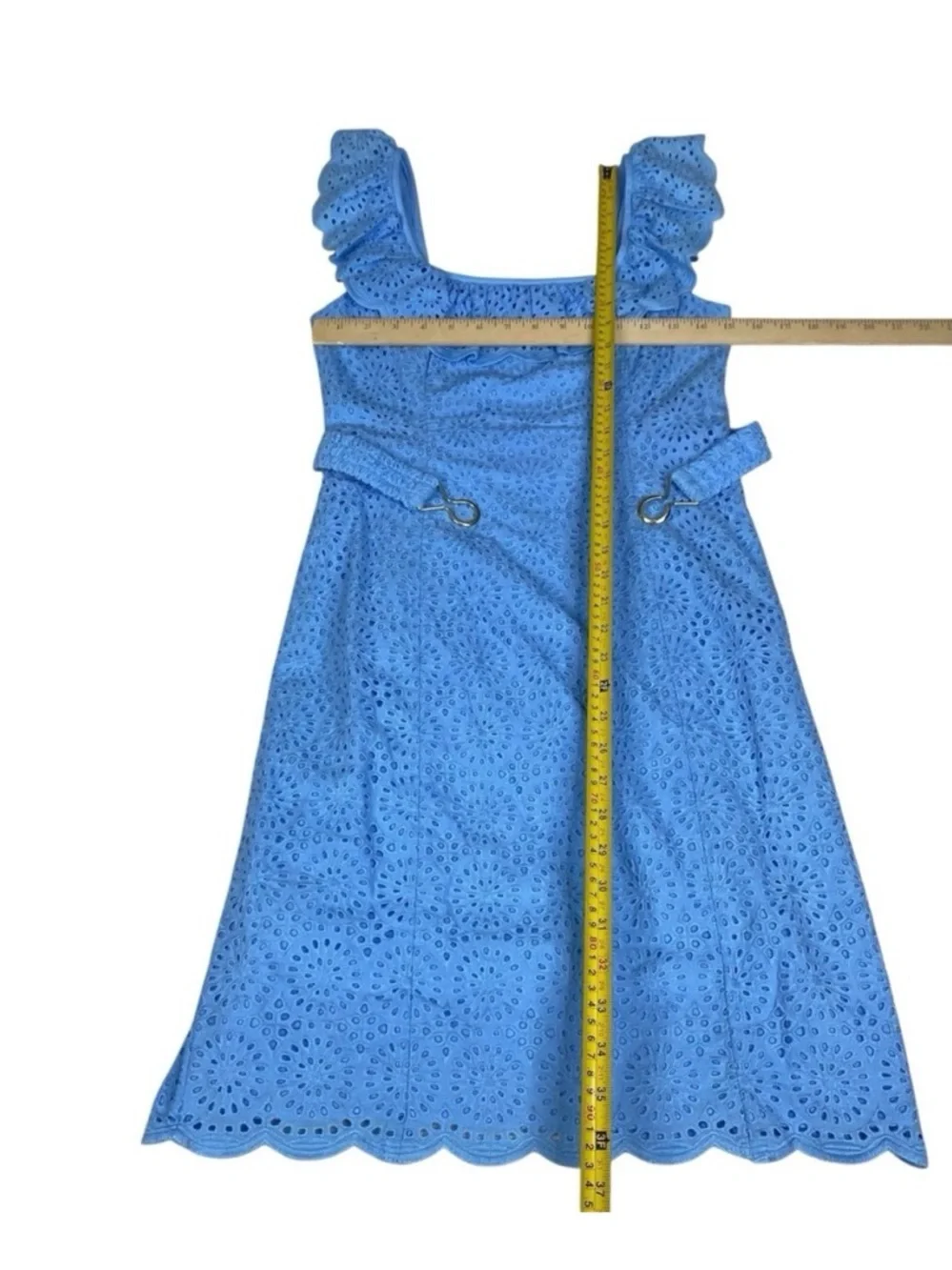 NWT Lilly Pulitzer Ryann Eyelet Shift Dress Frenchie Blue - Picture 9 of 14